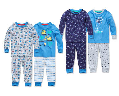 IMPIDIMPI Kleinkinder-Pyjama/-Overall, Baumwolle (Bio), Doppelpkg.