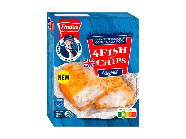 Filet de colin d'Alaska façon Fish & Chips