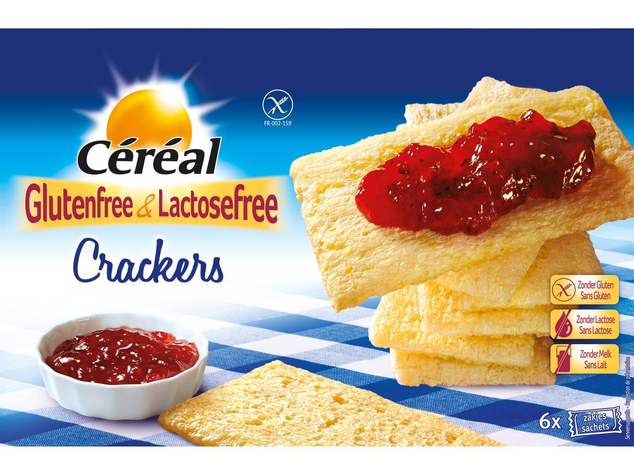 Gluten- en lactosevrije tussendoortjes