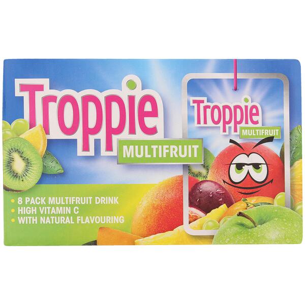 Troppie Fruchtsaftlimonade Multifruit