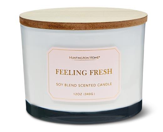 Huntington Home Wood Lid Candle