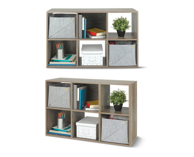 SOHL Furniture Life Concepts 11" 6-Cube Organizer