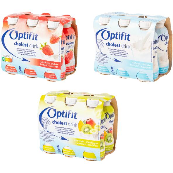 OPTIFIT(R) 				Boisson réduisant le cholestérol, 6 pcs