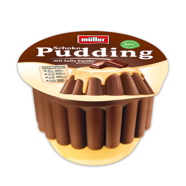 Pudding mit Soße