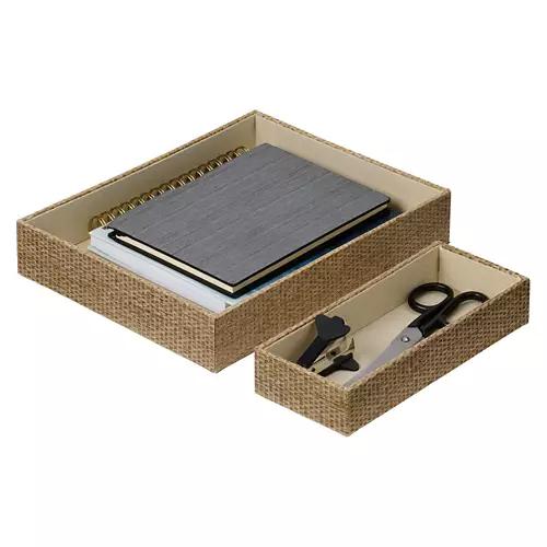 Woven Desk Organizer, Paper Tray