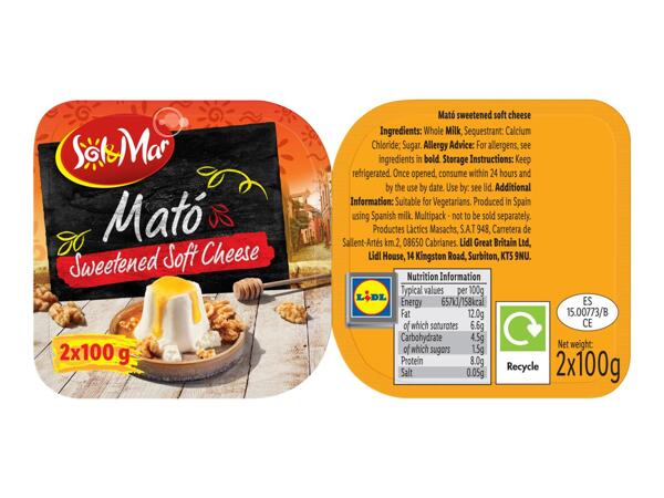 Mató Sweetened Soft Cheese