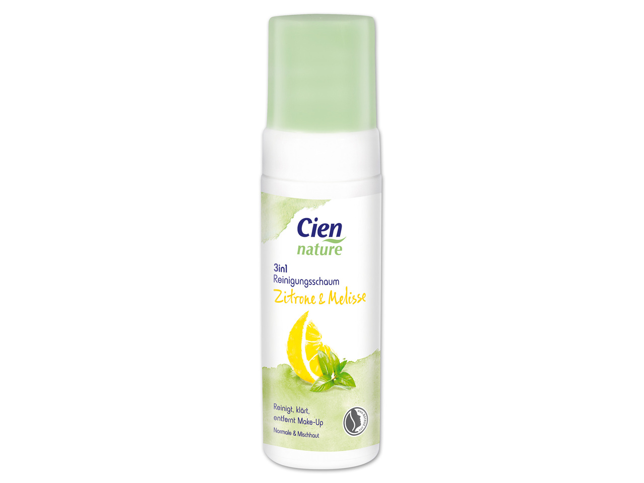 CIEN NATURE 3-in-1 Reinigungsschaum Zitrone & Melisse