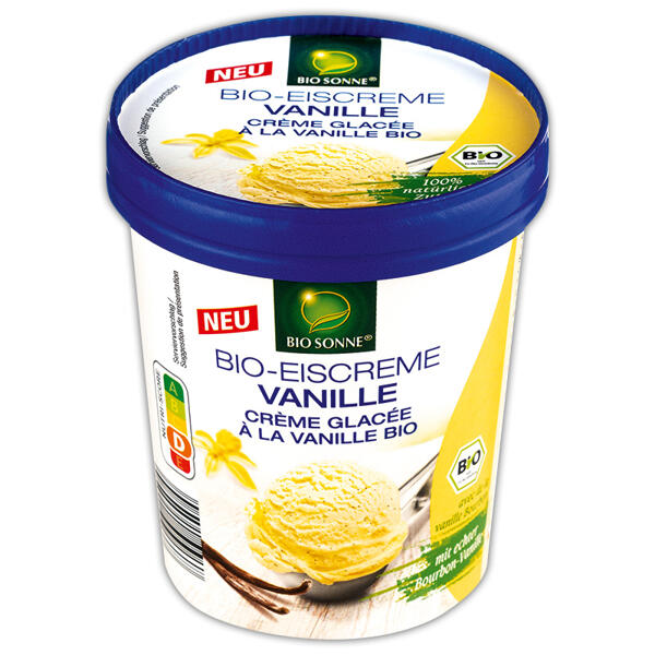 Bio-Eiscreme im Becher