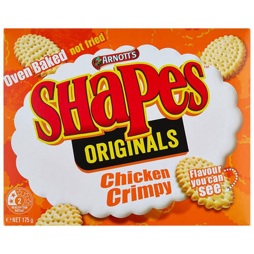 Chicken Crimpy Shapes 175g