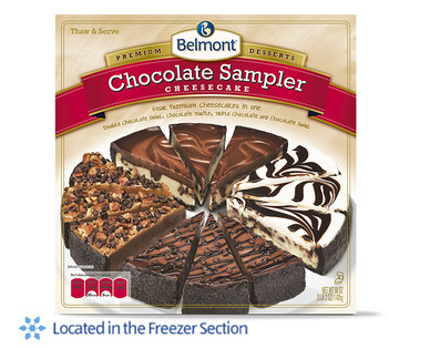 Belmont 9" Sampler Chocolate Cheesecake