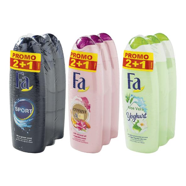Crème douche, 3 pcs