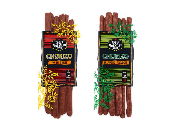 Snack cañitas Chorizo