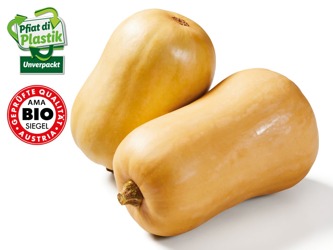 Bio Speisekürbis Butternuss aus Österreich