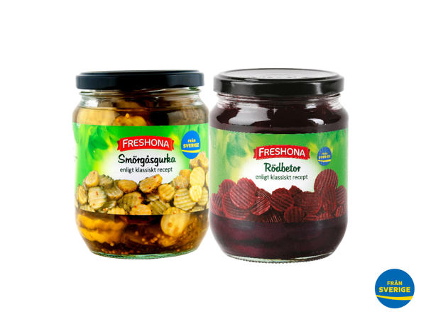 Inlagda grönsaker