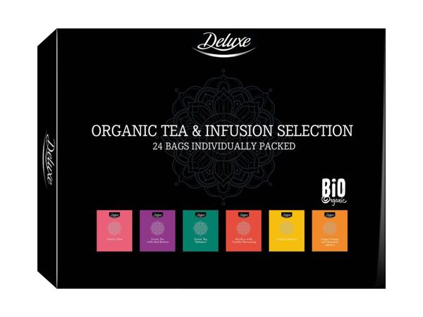 Collection de thés bio en boîte