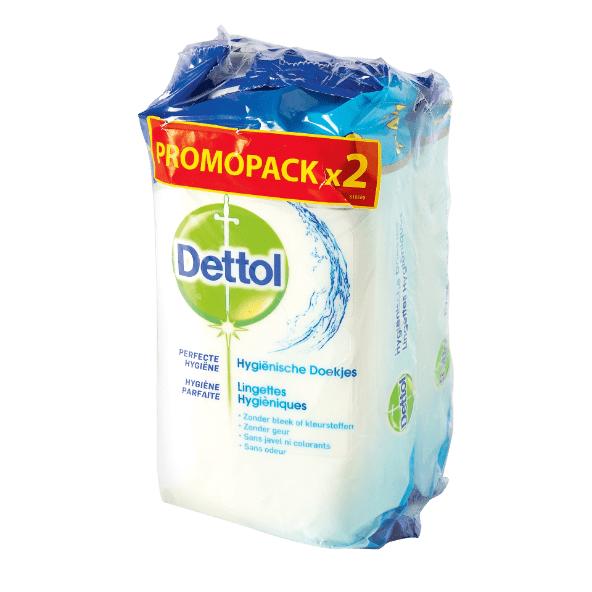Reinigingsdoekjes Dettol, 2-pack