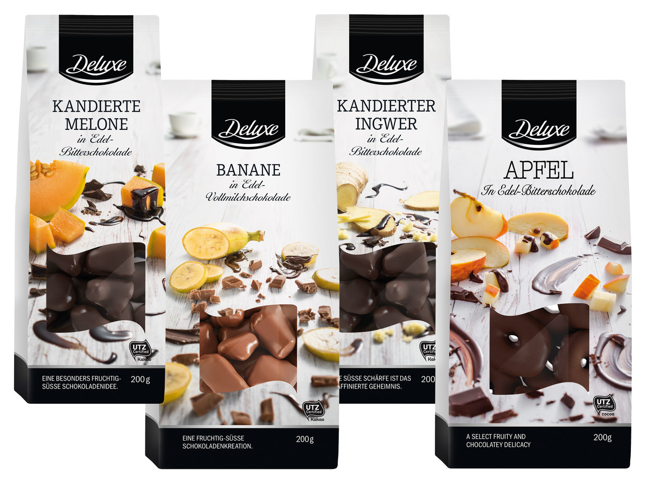 DELUXE Schokolierte Früchte
