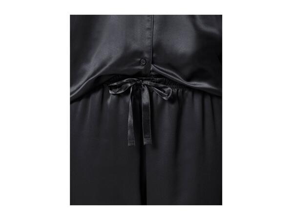 Esmara Ladies' Sateen Pyjamas - Black