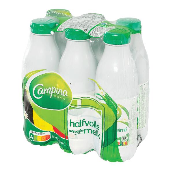 CAMPINA(R) 				Halfvolle melk, 6 st.