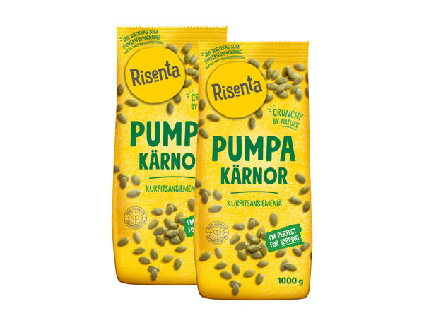 Risenta pumpakärnor