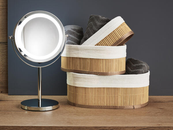 LIVARNO LIVING(R) Bambus-Korb-Set, 3-teilig
