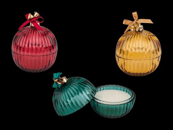 Bougie parfumée dans un verre
