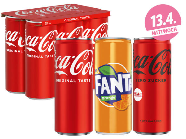 Coca-Cola Cola, Cola Zero, Fanta