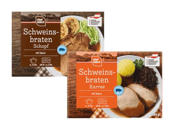 Schweinsbraten mit Sauce