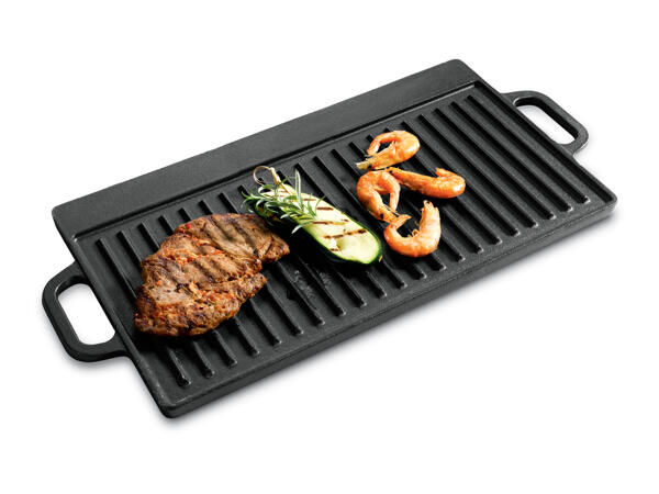 Grillmeister Cast Iron Griddle / Grill Pan