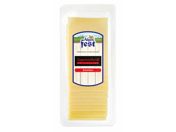 Fromage suisse en tranches