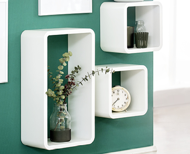 Set di scaffali, 3 pezzi LIVING STYLE