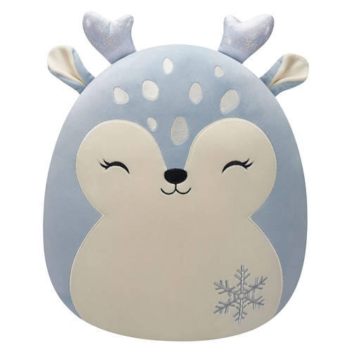 12" Holiday Squishmallow - Purple Fawn with Snowflake