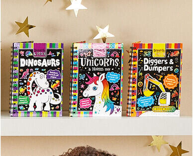 Scratch and Sketch Books