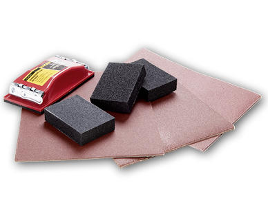 Set di levigatura manuale, 24 pezzi WORKZONE(R)