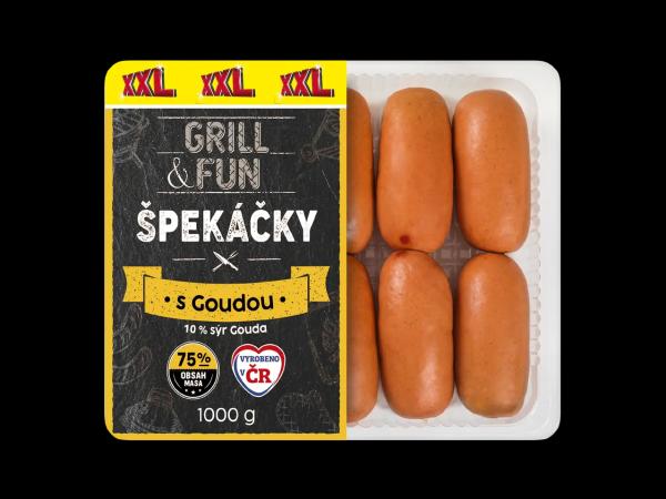 GRILL & FUN Špeáčky s goudou/chilli