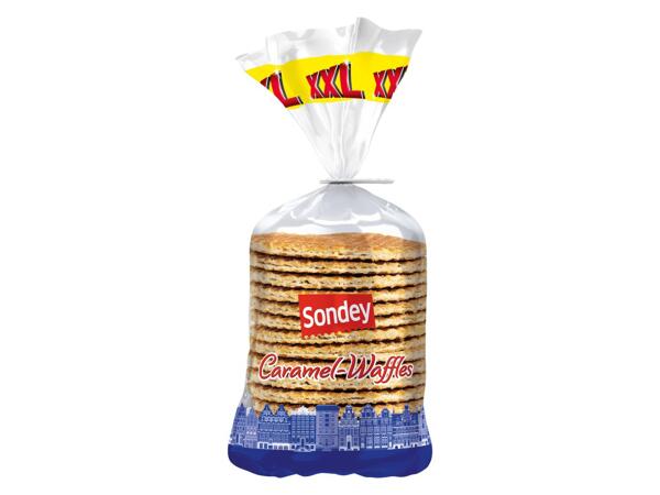 MÁSLOVÉ VAFLE S KARAMELEM