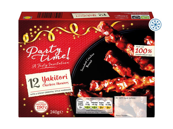 Partytime Chicken Skewers