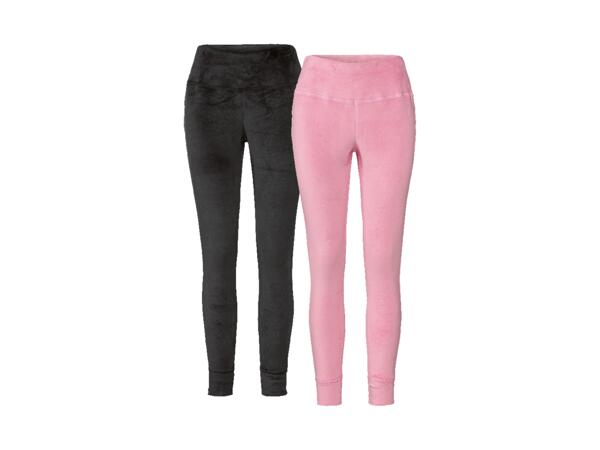 Leggings i plysch