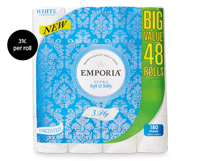 Emporia 3ply Toilet Paper 48pk