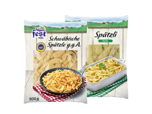 Schwäbische Spätzle PGI or Spätzli