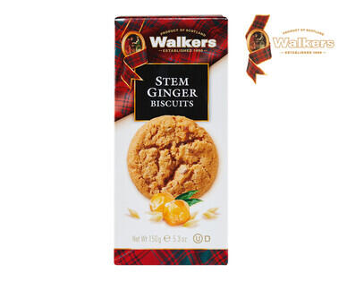Walkers Stem Ginger Biscuits 150g