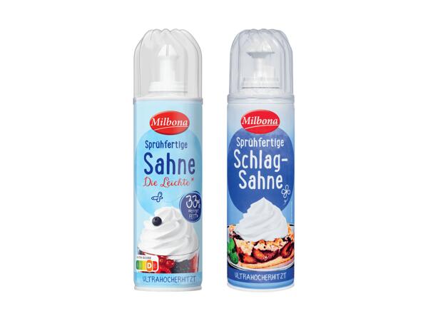 Sprühsahne