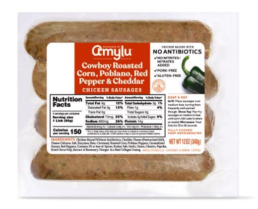 Amylu 
 Caramel Onion or Cowboy Corn Chicken Sausage