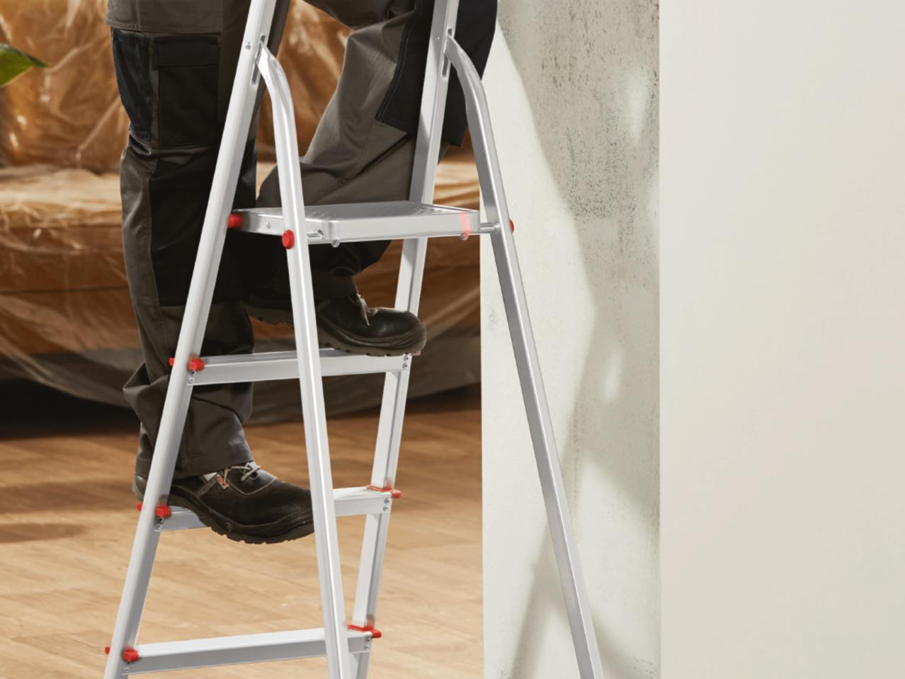 POWERFIX Aluminium Household Step Ladder