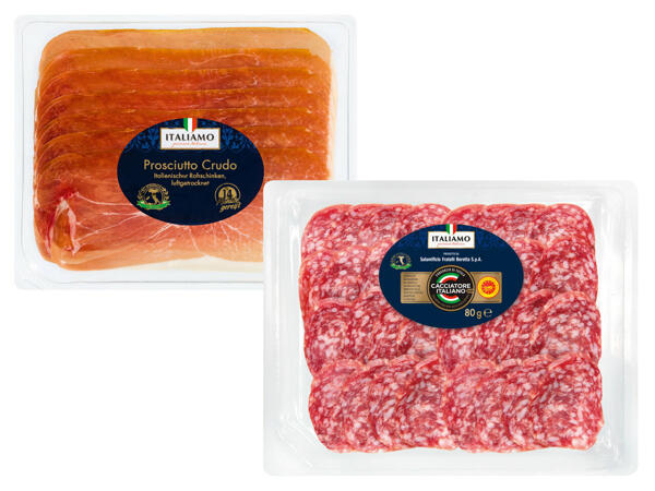 ITALIAMO Prosciutto Crudo oder Salami D.O.P.