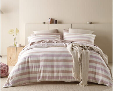Linen Bamboo Quilt Cover Set – Queen Size