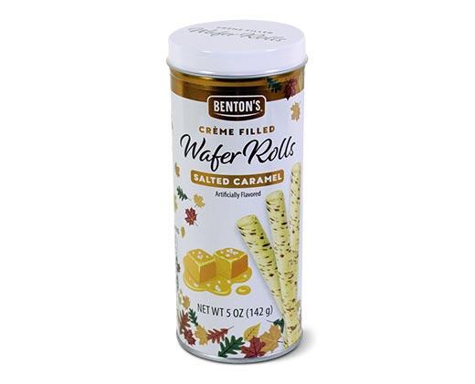 Benton's 
 Fall Creme Wafer Rolls Pumpkin Spice or Salted Caramel