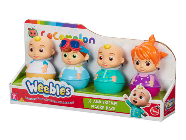 Weebles My Little Pony/Cocomelon/ Peppa Pig/Bluey Weebles - 4 pack