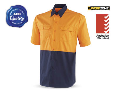 Men's Hi-Vis Work Shirt – Short Sleeve