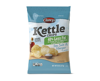 Clancy's Original or Sea Salt & Vinegar Reduced Fat Kettle Chips